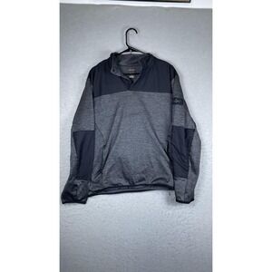Greg Norman Pullover Mens Large Gray Black HydroTech Golf Windbreaker Jacket